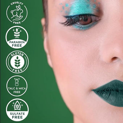 Mynena Dark Green Long-Lasting Matte Liquid Lipstick | Intense Color, Smudge-Proof & Waterproof | Comfortable, Hydrating Shea Butter | Vegan & Cruelty-Free | Jocelyne