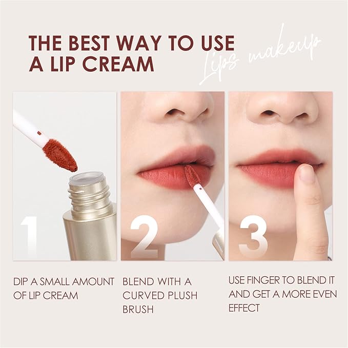 FOCALLURE Matte Lipstick Waterproof Longlasting Quick-Drying Glorious Lip Longlasting
