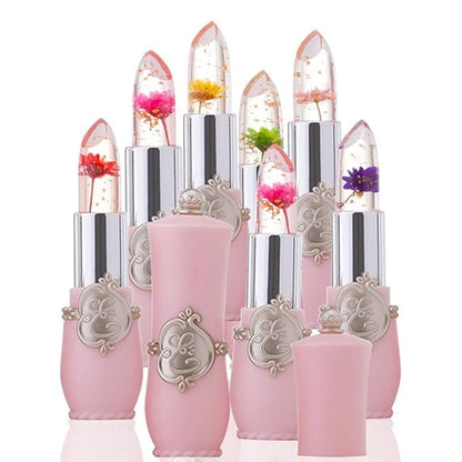 6PCS Transparent Color Change Lip Balm Moisturizer Pink Change