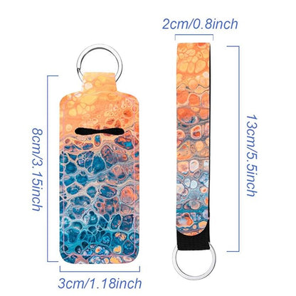 10 Pack Chapstick Holder Keychain Lipstick Holder Keychains Keyring
