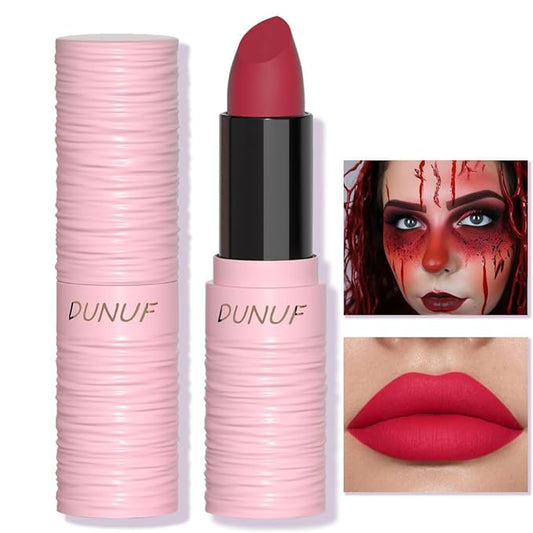 Halloween Red Matte Lipstick, Red Lip Face Body Long