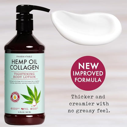 Hemp Oil Collagen Tightening Body Lotion