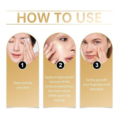 Luminous Eye Corrector,Luminous Eye Corrector Spf 41,Under Eye Color Corrector for Dark Circles,Peach Color Corrector, Anti-Aging Tinted Eye Cream (2pcs-Natural)