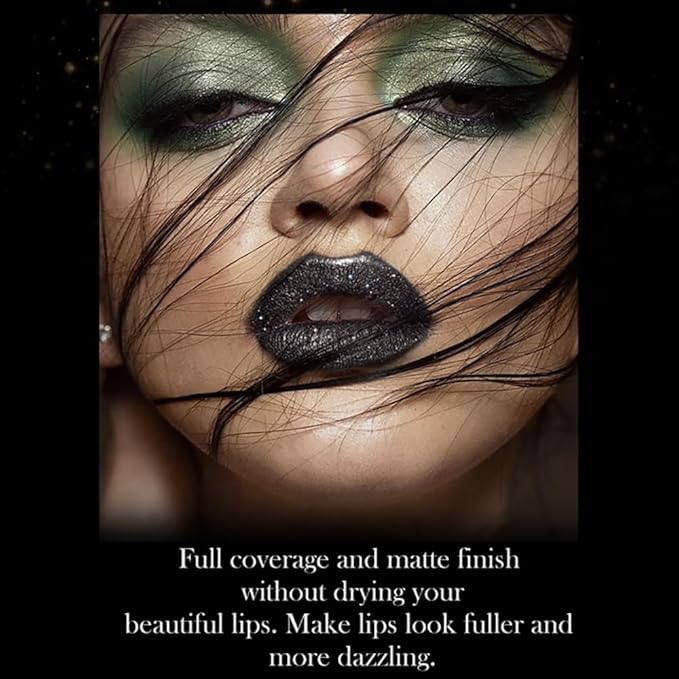 4 Pcs Diamond Matte Lipstick Set, Long Lasting Lipstick