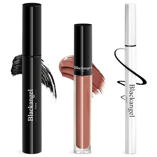 blackangel Lash-Lengthening Black Mascara, Super Stay Matte Liquid blackangel