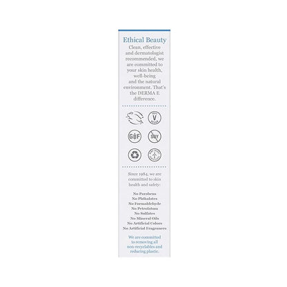Derma E Hydrating Eye Cream – Firming and Lifting Hyaluronic Acid Treatment - Under Eye and Upper Eyelid Cream Reduces Puffiness and Appearance of Fine Lines, 0.5 oz