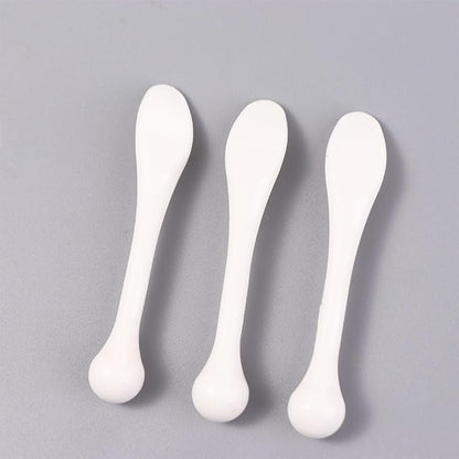 3 Pcs Gold Makeup Sticks Mud Mixing Tool, Acrylic Cosmetic Spatulas Scoop Face Cream Spoons Portable Mask Stick Cosmetic Mask Spoon Spatulas Treatments and Masks