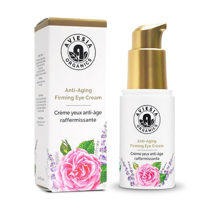 Deep Moisture Anti Aging Firming Eye Cream – USDA Certified, Plump & Hydrate , Smooth Wrinkles, Fine Lines,Dark Circles under eye treatment, Eye Cream for Puffiness and Bags Under Eyes 15ml