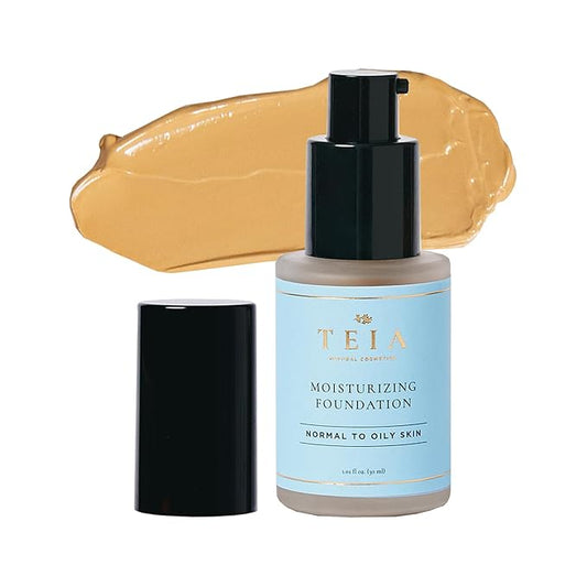 TEIA Cosmetics - Moisturizing Light Coverage Foundation, Natural cruelty-free. (CAPUCCINO)