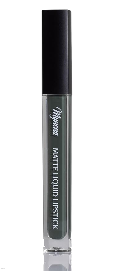 Mynena Dark Green Long-Lasting Matte Liquid Lipstick | Intense Color, Smudge-Proof & Waterproof | Comfortable, Hydrating Shea Butter | Vegan & Cruelty-Free | Jocelyne