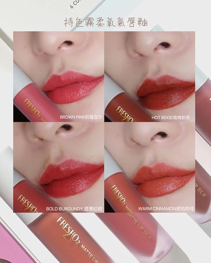 FreshO2 | Ripened-Matte Lip Silk | Long Lasting, Long