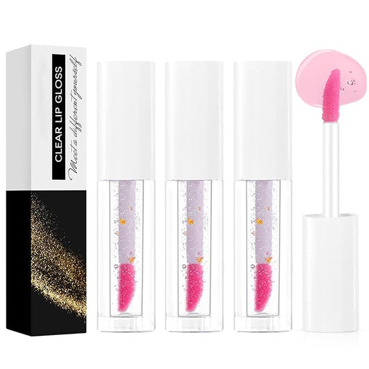 3 Pcs Color Changing Lip Gloss Tinted，Color Changing Lipstick Set PH Mood Magic Lipstick，Plumping Magic Mood Lipstick Lip Glaze, Long Lasting waterproof 24 hours，Longlasting Moisturizing Lip Glow Oil…