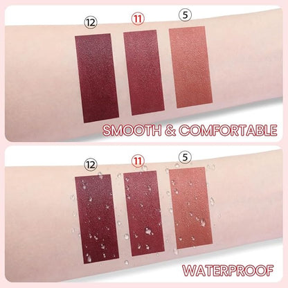 BINGBRUSH Crayon Matte Longwear Lipstick Pack Set,Moisture Sm