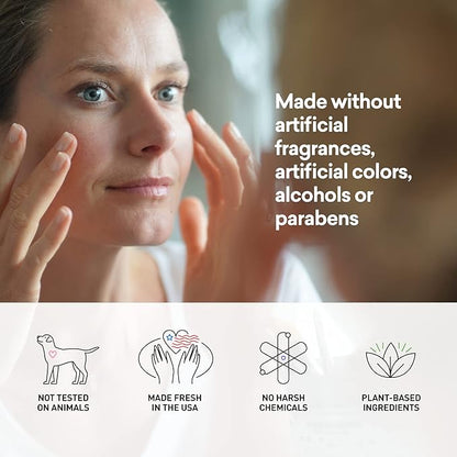 Just Nutritive Anti-Aging Eye Cream | Nutritive Ingredients | Under Eye Wrinkle Treatment | Crows Feet Eye Cream | Best Anti Aging Cream For Eyes 2oz