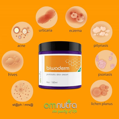 Biwaderm Probiotic Skin Cream - 4OZ