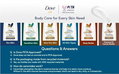 Dove Body Love Sheer Hydration Body Lotion, 24h Moisturizing, 13.5 fl oz / 400 ml - 1 Count
