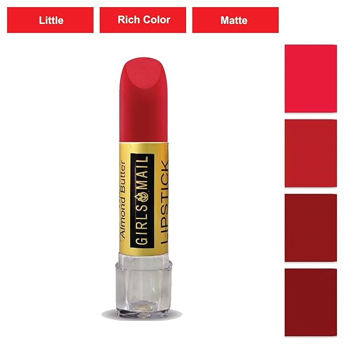 Last Minute moisturizing Almond Organic Butter Lip Makeup rich Red Stick Super For Pioneer Woman Bridal Artist Beauty Creator American girl Female Personality beauty Queen