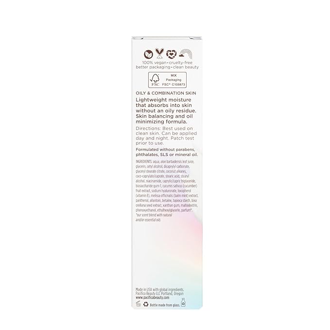 Pacifica Pore Warrior Everyday Lotion - Cucumber Lotion Women 1.7 oz