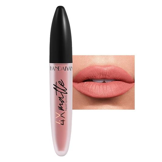 4X Matte Lipstick for Women, Waterproof Liquid Makeup Lipgloss