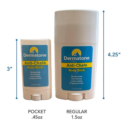 DERMATONE Anti-Chafe Body Stick - Moisturizing,