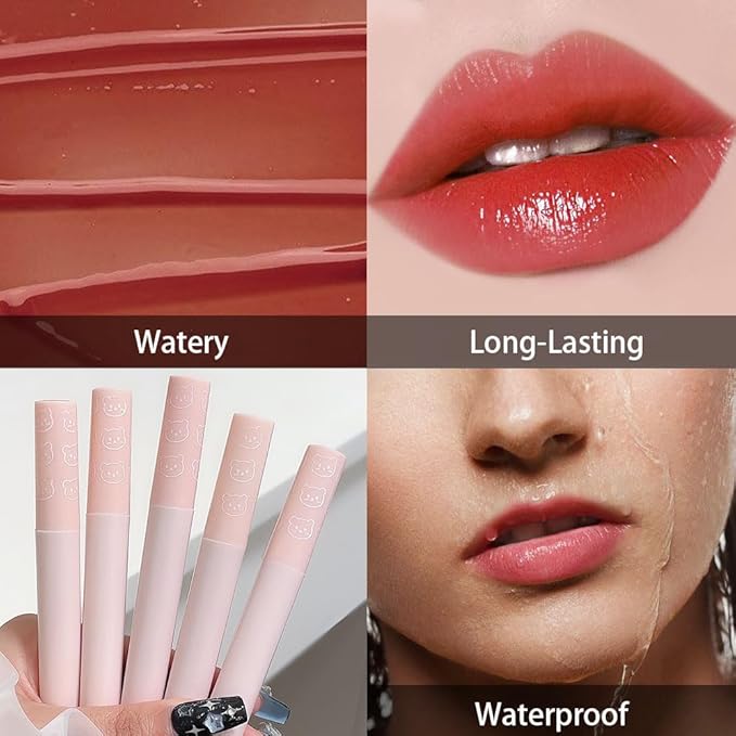 Liquid Matt Lipstick Lipliner Lip Crayons Pack Set,Velvet Makeup,Waterproof&Waterlasting,D