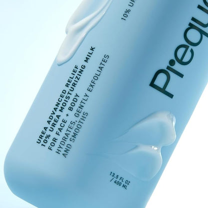 Skin Urea Advanced Relief Moisturizing Milk, 10% Urea Lotion for Face and Body. 2-Pack Unscented, Hydrating Cream for Extremely Dry Skin. Soothing for Sensitive Skin. 13.5oz (ea) Pump Bottle