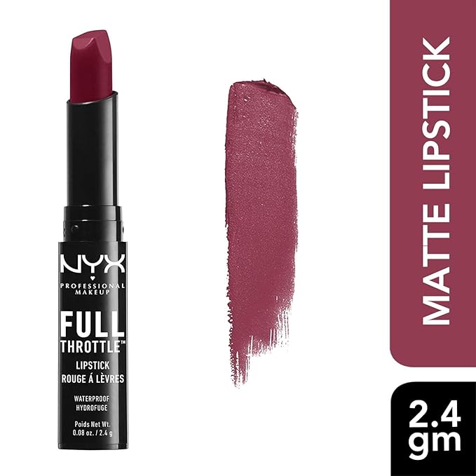 NYX Nyx cosmetics full throttle lipstick locked