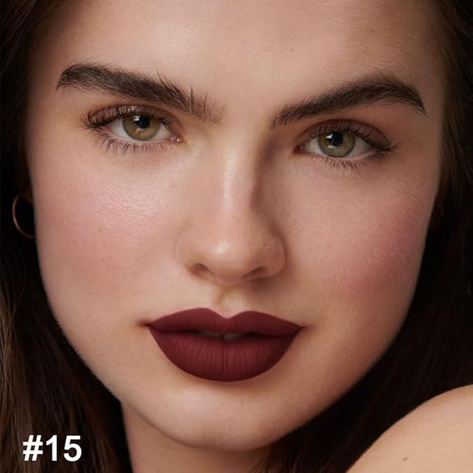 evpct 1Pcs Dark Deep Red Lip Liner and Lip