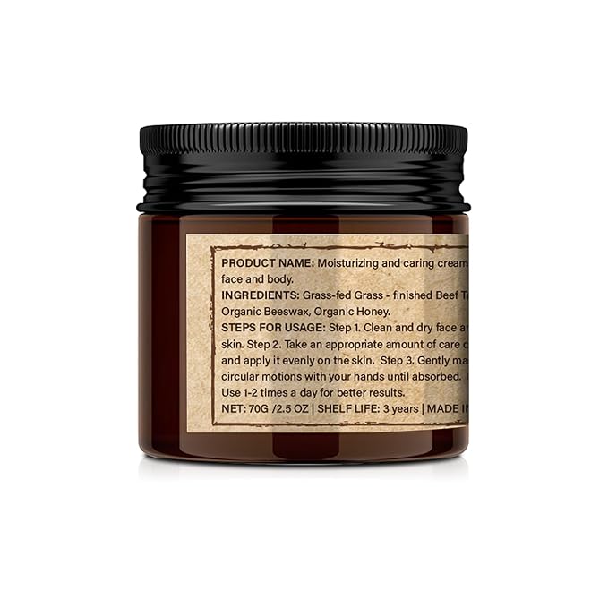 Whipped Beef Tallow for Skin Moisturizer