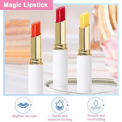 Waterproof Moisturizing Magic Matte Color-Changing Lip Balm Lipstick:Create Moisturizing