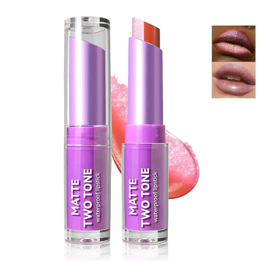Double Colors 2 in 1 Lipstick and Lip Long