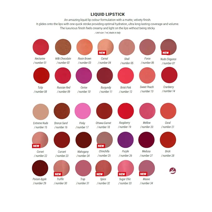 aden Liquid Lipstick+Lipliner Pencil Perfect Coverage For The Lipstick+Lipline