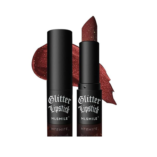 Glitter Lipstick Long Lasting Waterproof Sparkling Shimmer Metallic Glitter
