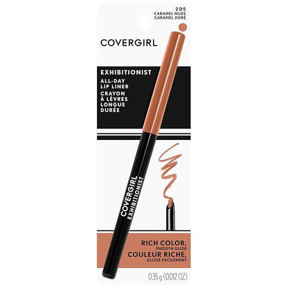COVERGIRL Exhibitionist Lip Liner, Caramel Nude 205, 0.012 Ounce