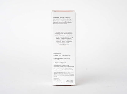 Skin Essence Organics Rosehip Seed Oil - Authentic, Cold-Pressed, & Certified Organic (30ml)