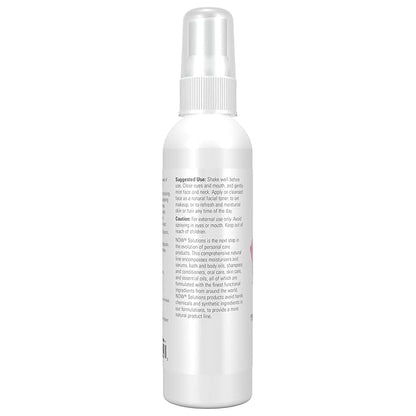 NOW Solutions Rosewater Rejuvenating Mist, Hydration and Rejuvenation Spray for All Skin and Hair Types, 4-Ounce (Pack of 2)