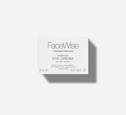 Essential Eye Cream, Hydrating Hyaluronic Acid Eye Cream to Lift Tired Eyes and Help Minimise Wrinkles Fine Lines, Daily Moisturiser with Vitamins A, E and F, Salicylate-Free Fragrance 8ml