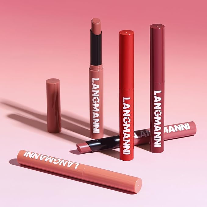 Jolilab 3 Pcs Velvet Matte Lipstick Nude Matte Lipstick