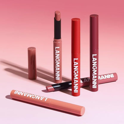 Jolilab 3 Pcs Velvet Matte Lipstick Nude Matte Lipstick