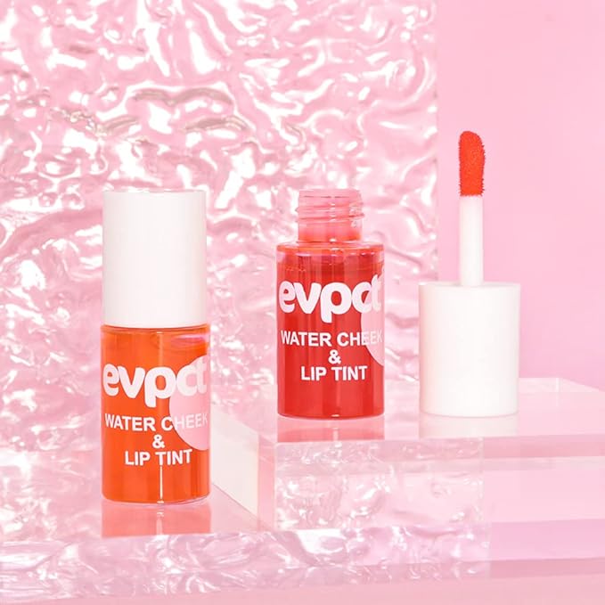 BINGBRUSH 2Pcs Bright Vivid Color Lip Tint With BINGBRUSH