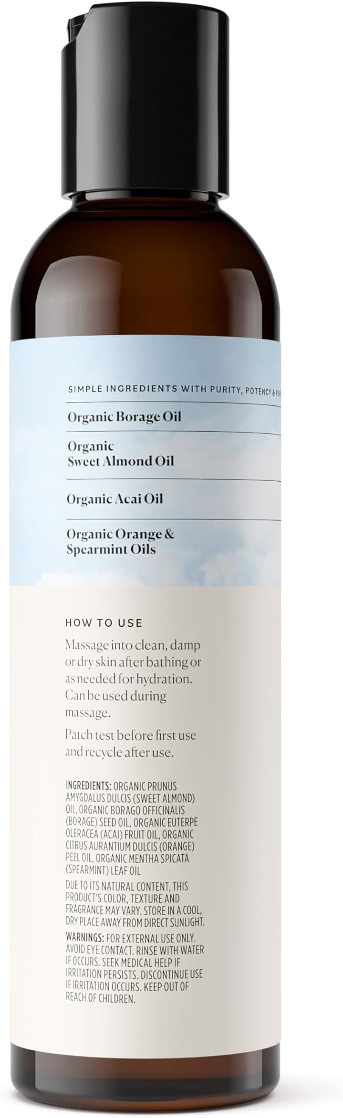 Sky Organics Body Oil, Extra Hydrating