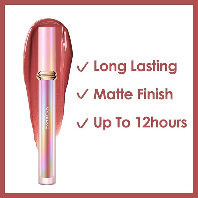Matte Liquid Lipstick, Long Lasting Highly Pigmented Lip Long