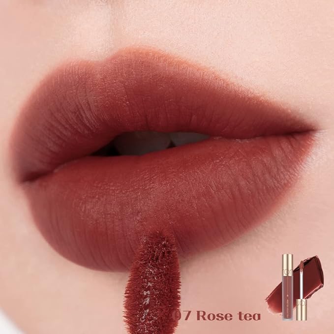 rom&nd MILK TEA VELVET TINT |MLBB|matte liquid lipstick| |MLBB|matte