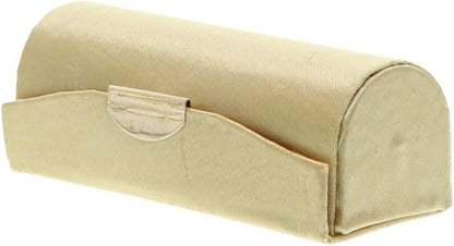 Motique Accessories Gold Solid Satin Ladies Lipstick Case Gold