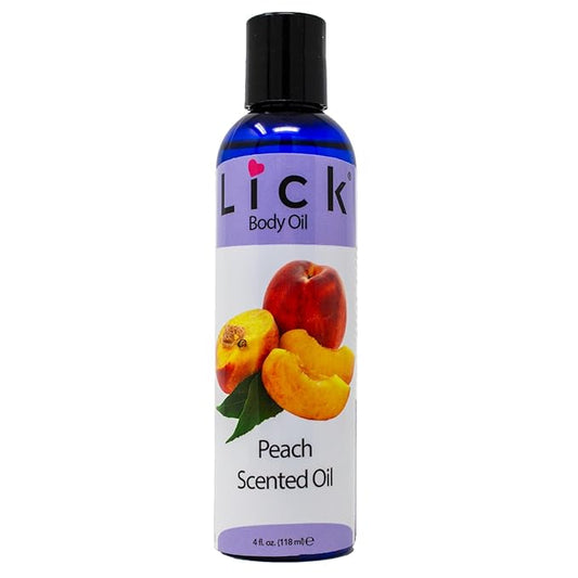 LICK Peach Scented Body Oil -