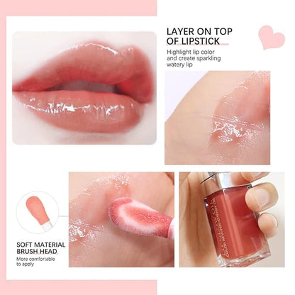 Plumping Lip Oil, Lip Care Hydrating Lip Gloss, Plumping