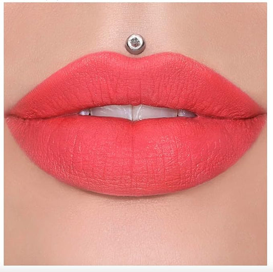Jeffree Star Cosmetics Velvet Trap Pigment-Rich Lip Color with a Luxurious Velvet-Matte Texture Lipstick (Watermelon Soda, Medium)