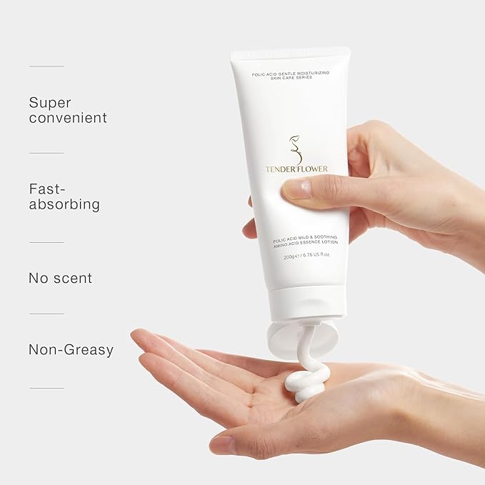 Body Lotion with Folic Acid,Stretch marks Moisturizing