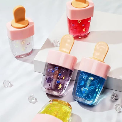12 Pcs Ice Cream Shaped Empty Lip Gloss Gloss