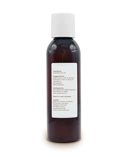 Australian Emu Oil | Triple Refined | 100% Pure & Natural Moisturizer for Skin & Hair Growth, Strengthener for Sensitive Skin, Body Oil | Glass Dropper 0.5 fl oz